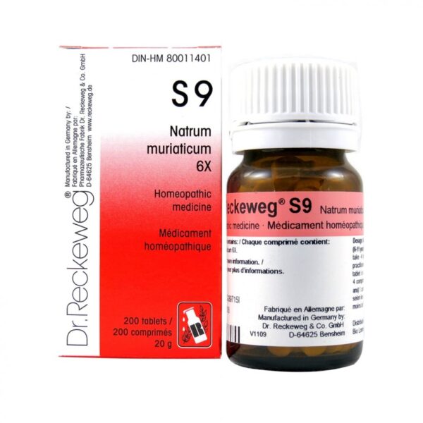 Dr Reckeweg S9 - Natrum Muriaticum